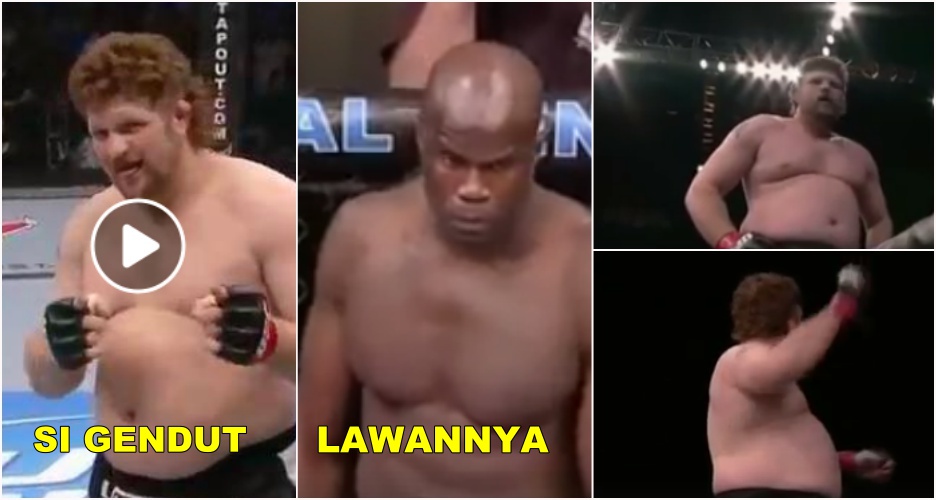 Duel si gendut lawan si badan kekar ini hasilnya tak kamu sangka