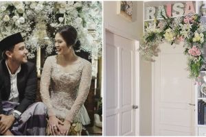 Suasana kamar pengantin Raisa-Hamish, romantis penuh bunga
