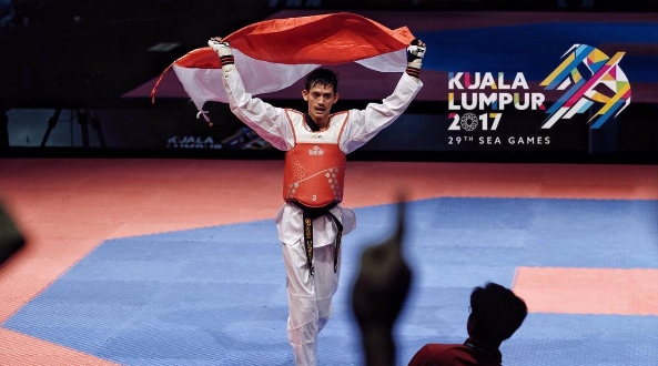 Ibrahim Zarman, taekwondoin peraih emas yang bikin cewek terpesona 