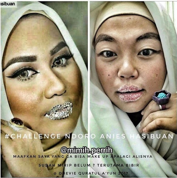 10 Meme kocak sindir bibir Swarovski Anniesa Hasibuan ini bikin ngakak