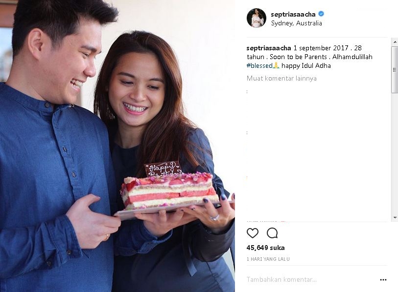 Rayakan ultah ke-28, Acha Septriasa tak menyangka dapat kejutan ini