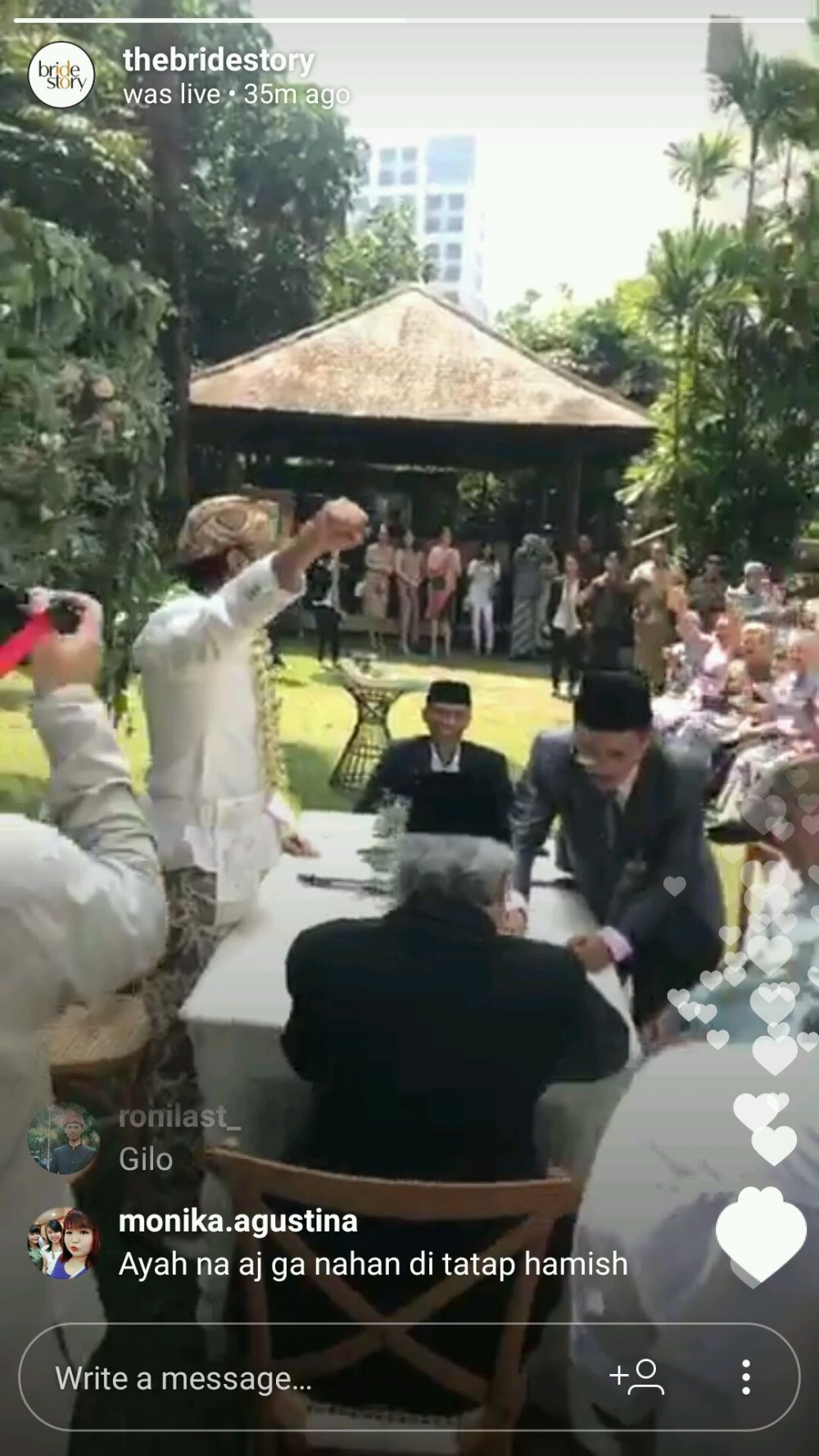 10 Momen detik-detik Hamish ucapkan ijab kabul, sempat grogi nggak ya?