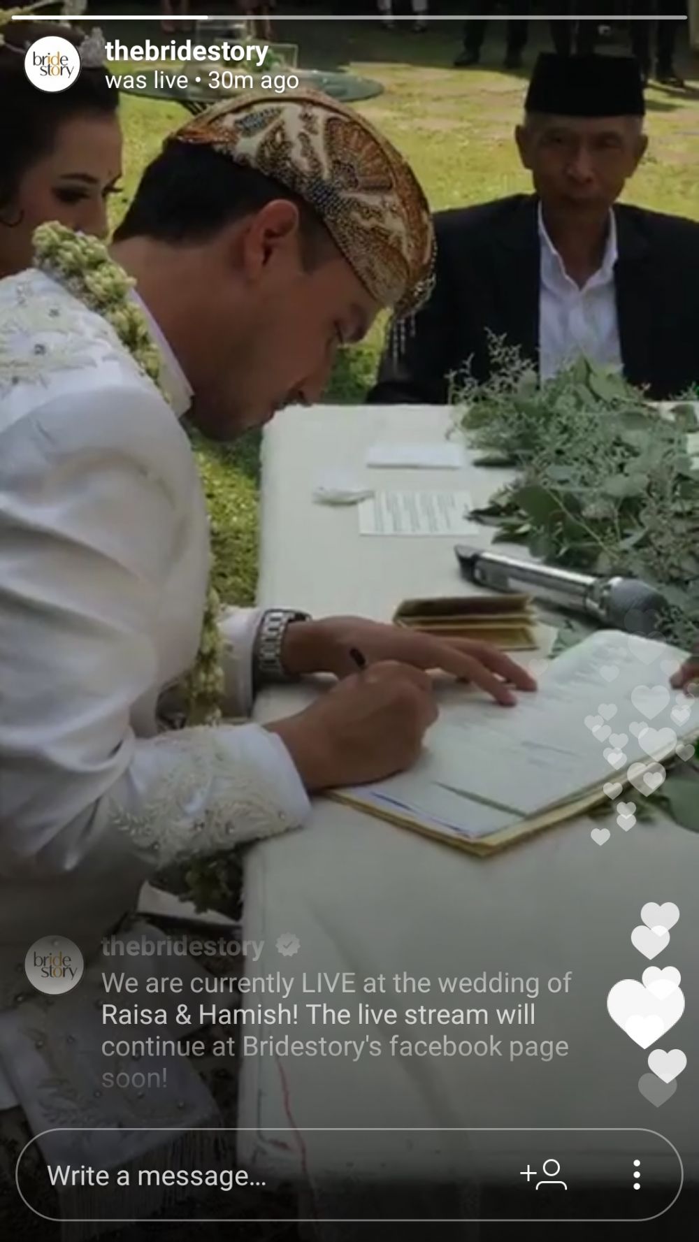 10 Momen detik-detik Hamish ucapkan ijab kabul, sempat grogi nggak ya?