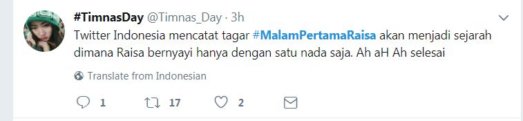 12 Kicauan kocak 'Malam Pertama Raisa' ini bikin jomblo senyum miris