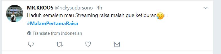 12 Kicauan kocak 'Malam Pertama Raisa' ini bikin jomblo senyum miris