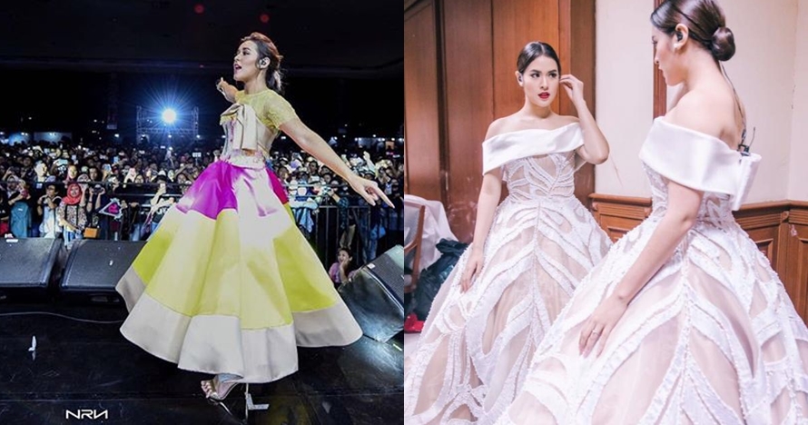 Bukan cuma gaun nikah, Raisa juga dipuji pakai 5 baju ini pas manggung