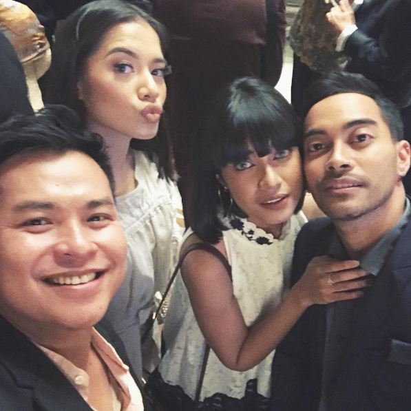 Ini gaya 7 seleb di resepsi Raisa dan Hamish, siapa paling kece?