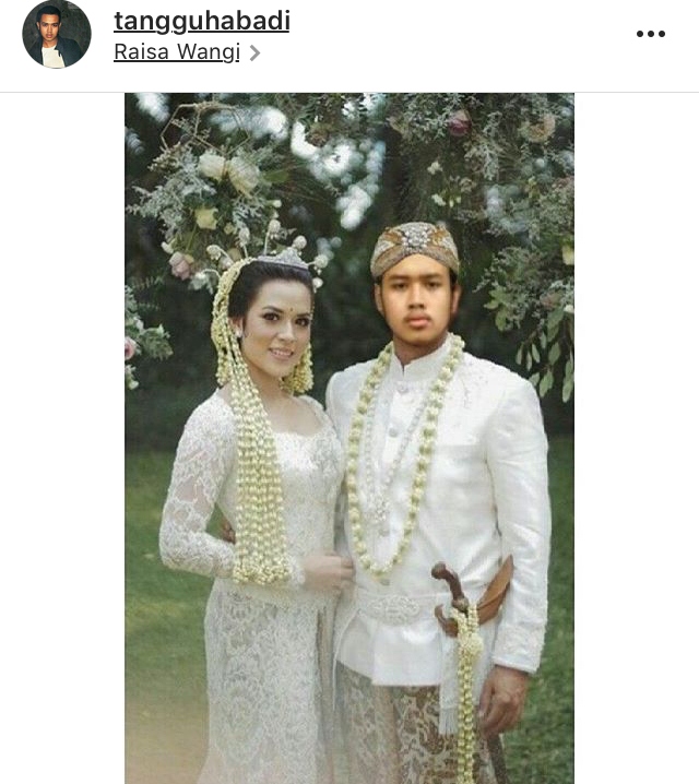 15 Foto editan Raisa-Hamish saat akad bikin nyengir kuda