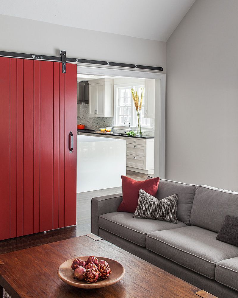 12 Desain ruang tamu pakai pintu geser, cocok buat rumah minimalis