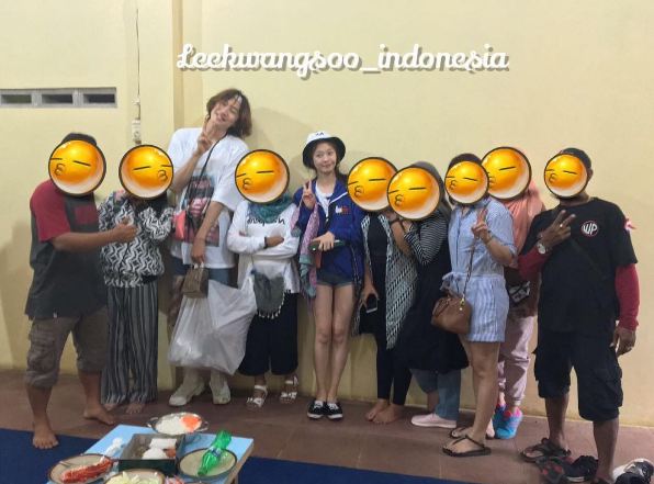 10 Potret keseruan Lee Kwang-soo syuting di Pantai Timang Yogyakarta