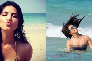 Ekspresi 10 seleb Bollywood saat liburan di pantai ini bikin gemes