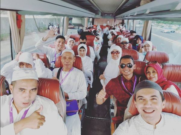 Tunaikan ibadah haji, ini 10 momen Sahrul Gunawan di Tanah Suci