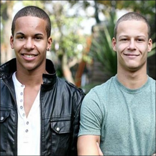 10 Pasangan beda warna kulit ini ternyata saudara kembar, tak nyangka