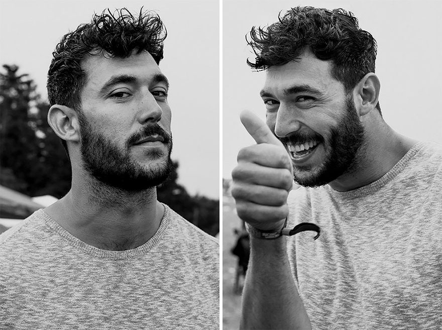 10 Potret beda ekspresi wajah sebelum dan sesudah dicium orang asing