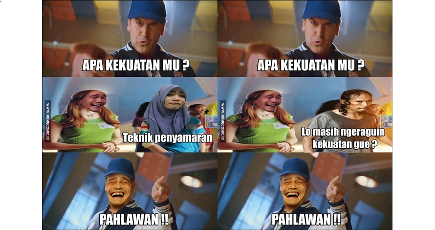 Begini jawaban ngocol 7 tokoh meme ketika ditanya kelebihan mereka