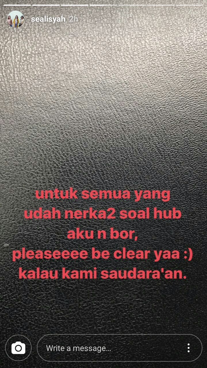 Foto mesranya dengan Ariel Noah bikin heboh, ini konfirmasi Seali