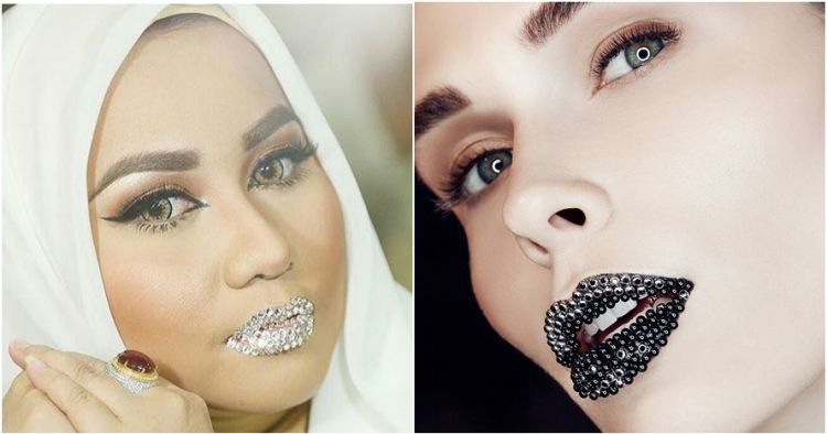 7 Foto tren warna bibir terbaru, mirip 'Swarovski' Anniesa Hasibuan