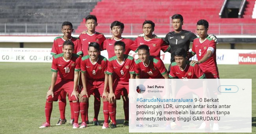 10 Kicauan lucu ini iringi kemenangan besar Timnas U-19 lawan Filipina