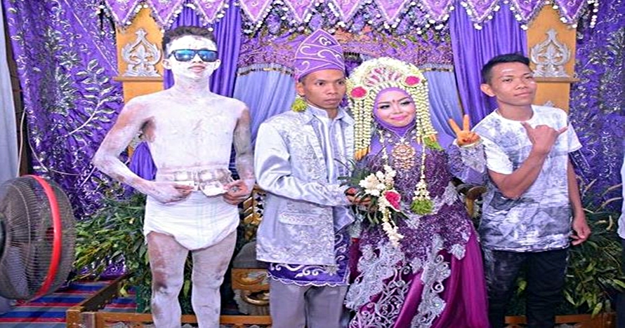 8 Momen kocak yang terjadi dalam resepsi nikahan, lucu parah
