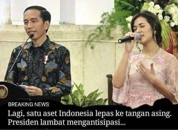 5 Meme 'aset Indonesia lepas ke tangan asing' ini bikin dirundung pilu