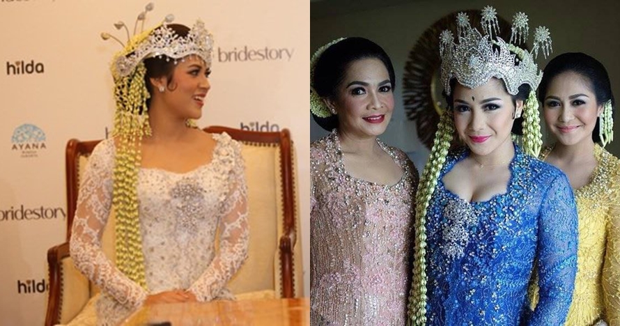 Cantiknya 7 seleb ini saat menikah dengan balutan busana adat Sunda