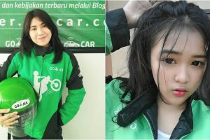 10 Driver ojek online cantik ini bikin penumpang betah naik motor