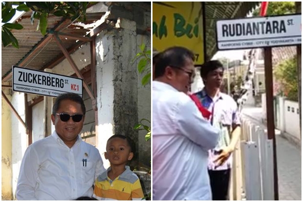 Jalan di Jogja ini dinamai dengan nama bos Facebook