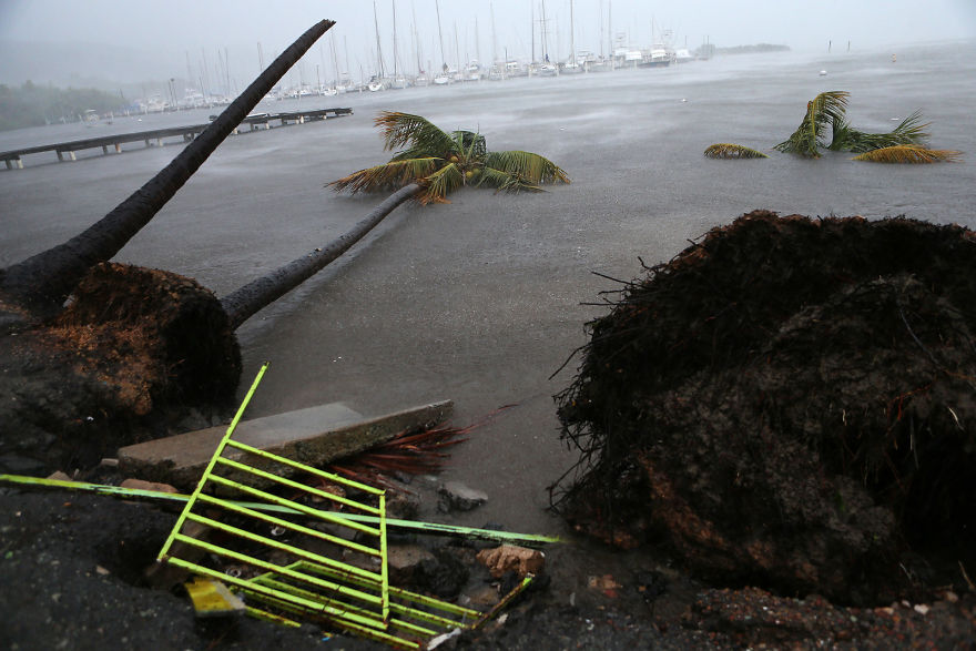 15 Potret mengerikan wilayah yang terkena terjangan badai Irma