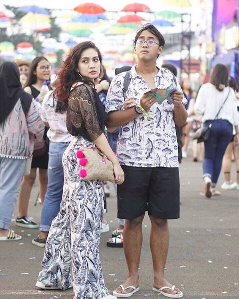 12 Foto liburan Danang & Abby Galabby usai menikah, posenya tak biasa