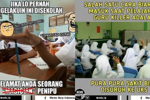 9 Tingkah iseng siswa sekolah, usil dan ngangenin banget