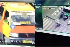 3 Pelanggar lalu lintas ini terciduk rekaman CCTV