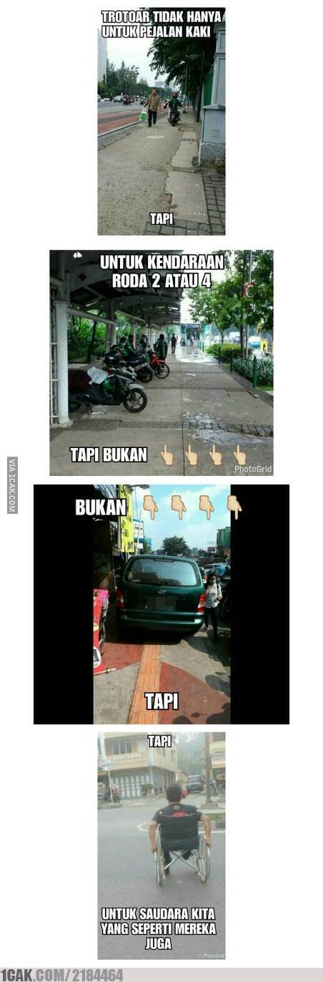 14 Meme kocak jalan aspal ini nyindirnya nonjok abis