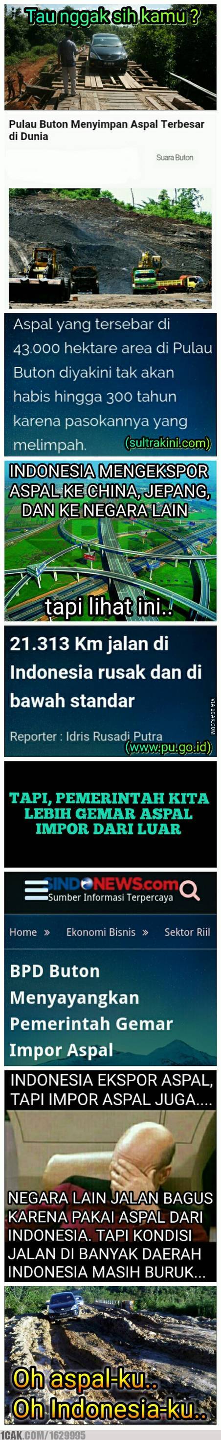 14 Meme kocak jalan aspal ini nyindirnya nonjok abis