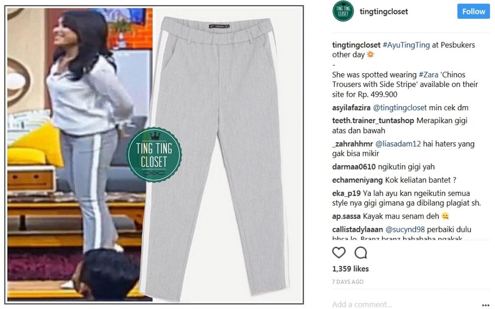 Nindy Ayunda senasib 4 artis ini, fashion mahalnya dikira murahan