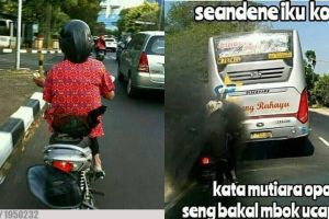 10 Momen kocak yang terjadi di jalan raya, lucunya ngalahin lawakan
