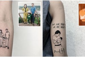 10 Tato lucu ini terinspirasi dari foto masa kecil, keren abis