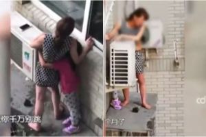 Pergoki suami selingkuh, wanita ini ajak anaknya lompat dari gedung