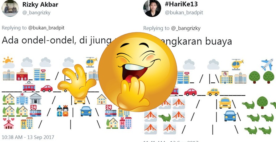 12 Kreasi emoji ini keren, dari ondel-ondel hingga penangkaran buaya