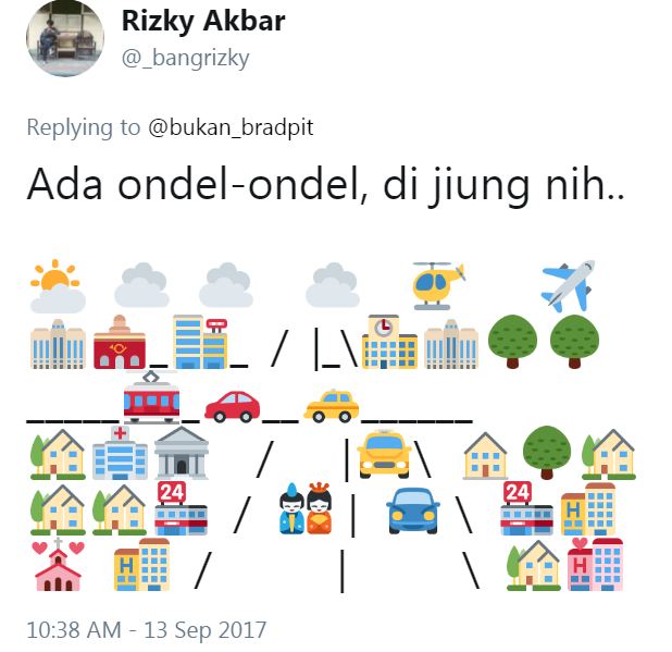 12 Kreasi emoji ini keren, dari ondel-ondel hingga penangkaran buaya