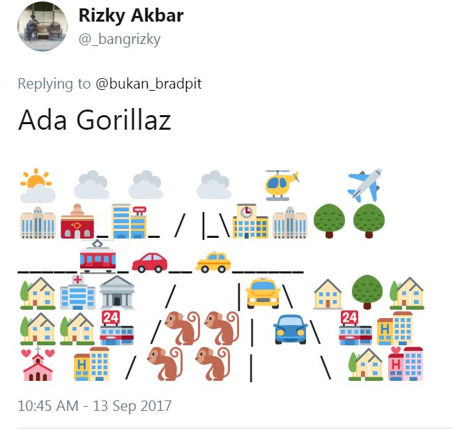 12 Kreasi emoji ini keren, dari ondel-ondel hingga penangkaran buaya
