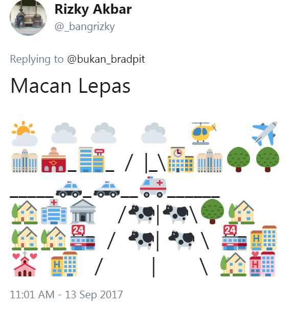 12 Kreasi emoji ini keren, dari ondel-ondel hingga penangkaran buaya