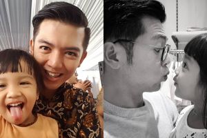 12 Potret kedekatan Nicky Tirta dan putrinya, bak kakak adik