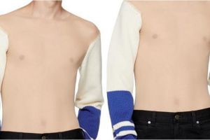 Sweater tembus pandang ini dijual seharga Rp 26 juta