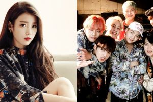 Rilis bersamaan, lagu terbaru IU kalahkan BTS di tangga lagu top Korea