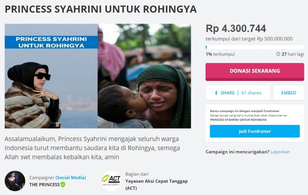 5 Seleb Tanah Air ini lakukan aksi nyata bantu kaum Rohingya
