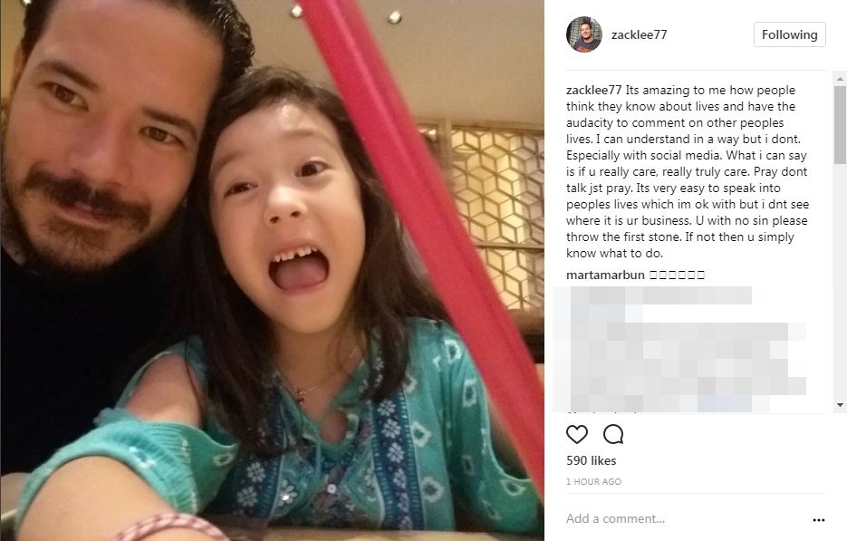 Dinyinyiri pasca digugat cerai Nafa Urbach, begini jawaban Zack Lee