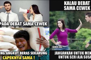 10 Meme 'berdebat sama cewek' ini lucunya bikin keringat dingin