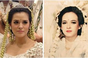 4 Foto jadul pernikahan ibunda Raisa, mirip banget sama anaknya!