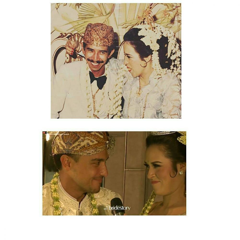 4 Foto jadul pernikahan ibunda Raisa, mirip banget sama anaknya!
