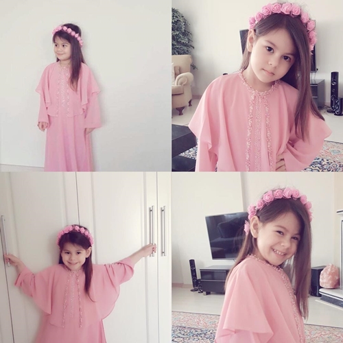 10 Potret Elif, putri Siti KDI & suami bulenya yang kini menggemaskan